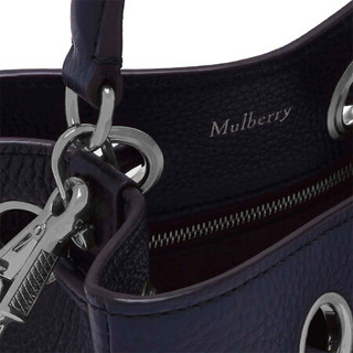 Mulberry/玛珀利女包Hampstead 小号水桶包单肩包 RL6931 午夜蓝色