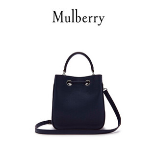 Mulberry/玛珀利女包Hampstead 小号水桶包单肩包 RL6931 午夜蓝色