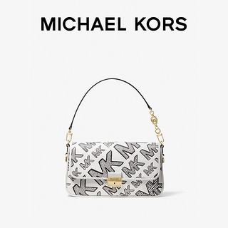 MK Bradshaw 小号皮质 Logo 印花腋下单肩斜挎女包 Michael Kors  奶油色/红色/多色 278