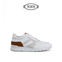 托德斯 TOD'S官方2021早秋新款男鞋男士白色牛皮运动鞋男时尚休闲鞋 白色 40