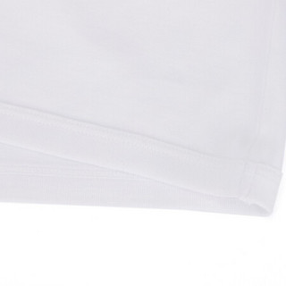 MCM 奢侈品 女士1976系列LOGO图案棉质紧身版型圆领短袖白色经典印花T恤 MFTASMM03WT00L
