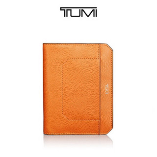 TUMI途明TUMI Camden系列商务旅行休闲牛皮革卡套卡夹证件夹护照套 黑色011881D