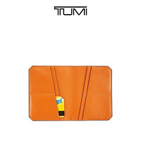 TUMI途明TUMI Camden系列商务旅行休闲牛皮革卡套卡夹证件夹护照套 蓝色011881IND