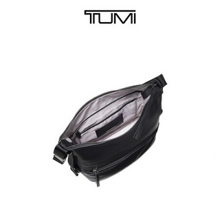TUMI/途明 Mezzanine系列 女士都市时尚柔软皮质 Zenya单肩包斜挎背包 黑色