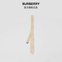 BURBERRY 博柏利 2021秋冬现代剪裁专属标识图案格纹丝质领带80415931 驼色 1