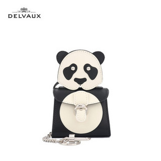 DELVAUX 包包女包斜挎奢侈品新品单肩包限量版包挂 Miniatures系列 熊猫