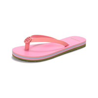 托里·伯奇 TORY BURCH 奢侈品 TB女鞋 PU平底拖鞋人字拖粉色 76732 650 6/36.5码