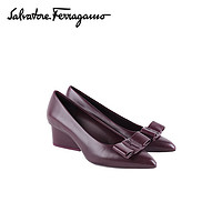 菲拉格慕(Salvatore Ferragamo)女士viva羊皮革高跟鞋0733194_1D _ 75