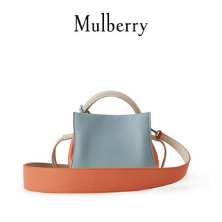 Mulberry/玛珀利2021秋冬新款女包Iris 迷你手提单肩斜挎包RL6885 杏橘色、云灰色和象牙色