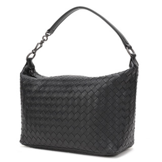 BOTTEGA VENETA 葆蝶家 女士羊皮单肩包 239988V00168175 黑色