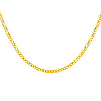 CHJ JEWELLERY 潮宏基 CX0001201400 心细呵护足金项链 42cm 3.25g