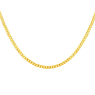 潮宏基 CX0001201400 心细呵护足金项链