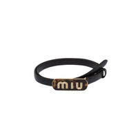 MIU MIU 缪缪 MiuMiu)女士皮革细腰带/皮带 5CC504-2DN0-F0002黑色 85 情人礼物送女友
