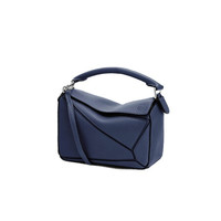 LOEWE 罗意威 Puzzle系列 女士迷你经典牛皮革手袋 322.30.U95 5543 海洋蓝