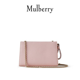Mulberry/玛珀利2021秋冬新款Iris 链条单肩钱包手拿包RL7000 浅粉红色