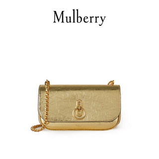 Mulberry/玛珀利2021秋冬新款East West Amberley 手提包HH7135 金色