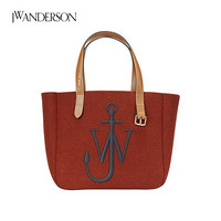 JWANDERSON J.W. Anderson 21 男女同款托特手袋包酒红色/海军蓝色HB0243-FA0029-408-O/S