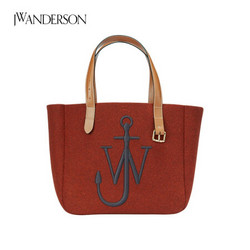 JWANDERSON J.W. Anderson 21 男女同款托特手袋包酒红色/海军蓝色HB0243-FA0029-408-O/S
