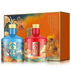 舍得 神话礼盒 52度 浓香型白酒 500ml*2瓶
