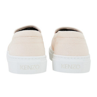 高田贤三 KENZO 21春夏 女士K-Skate Tiger橘粉色帆布经典老虎头刺绣套穿运动鞋 FB6 2SN100 F71 09 38