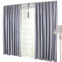 卧室防晒隔热挂钩式遮阳布料遮挡布阳台防水防紫外线全遮光布窗帘