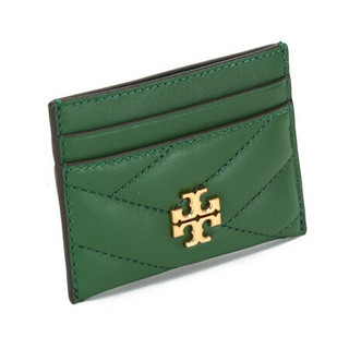 托里·伯奇 TORY BURCH 奢侈品 TB卡包 女士KIRA系列羊皮革卡包卡夹草木绿 56815 381