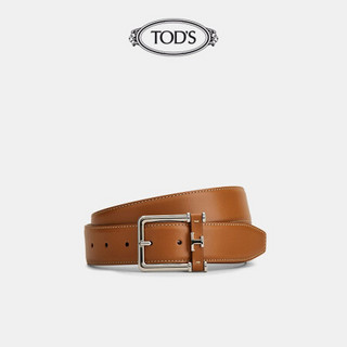 TOD'S官方2021早秋新款男士棕色牛皮腰带皮带夏季男士3.5cm 棕色 100cm