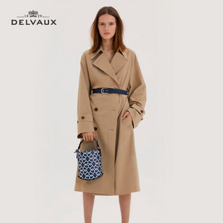 DELVAUX 德尔沃 21秋冬新品女包奢侈品包包Pin系列女士手提包 蓝色