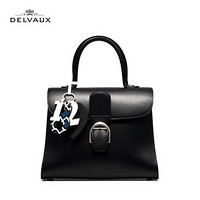 DELVAUX 21秋冬新品奢侈品 1829数字包挂包包配饰挂件 普鲁士蓝-白色-黑色