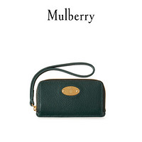 Mulberry/玛珀利2021秋冬新款饰牌零钱卡包拉链钱包RL6892 剑桥绿和经典绿