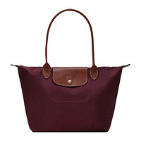 珑骧 LONGCHAMP 女士LE PLIAGE系列紫红色织物小号长柄可折叠手提包购物袋饺子包 L2605 089 P09