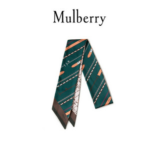 Mulberry/玛珀利2021秋冬新款Bayswater 肩带链条包袋围巾VS4583 Mulberry 经典绿