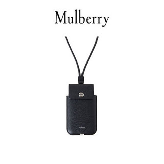 Mulberry/玛珀利2021秋冬新款City 手机小袋皮革手机包RL6871 黑色