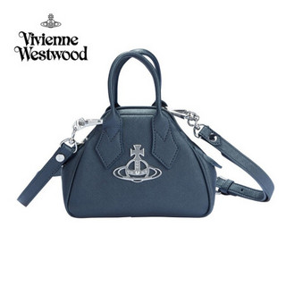 薇薇安·威斯特伍德 Vivienne Westwood 21秋冬奢侈品男女同款斜挎包45030009-02025-PF蓝色