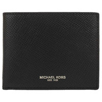 迈克·科尔斯（MICHAEL KORS） MK男包 HARRISON系列牛皮革黑色钱包 36U9LHRF5L BLACK