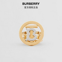 BURBERRY 博柏利 2021早秋女士浅金色 镀金镀钯金专属标识图案戒指