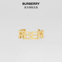 博柏利 BURBERRY 2021早秋 女士浅金色 镀金徽标手镯 80434891 L