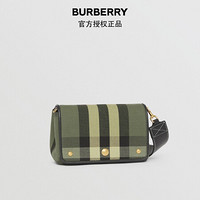 BURBERRY 博柏利 格纹帆布斜挎包 80418661