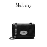 Mulberry/玛珀利秋冬新款女士Lily系列黑色亮面羊皮晚宴包HH1567