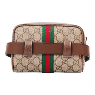 GUCCI 古驰 Ophidia系列 小号帆布腰包 517076 96I3B 8745-65