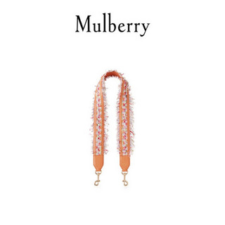 Mulberry/玛珀利2021秋冬新款花呢皮革肩带RX0184 杏橘色