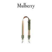 Mulberry 玛珀利 2021秋冬新款织带肩带RX0183 剑桥绿色和浅粉红色