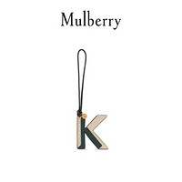 Mulberry/玛珀利双色皮革字母钥匙环包袋挂件 字母K