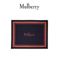 Mulberry 玛珀利 2021秋冬新款徽标盖毯配皮革束带VS4571 深海军蓝色