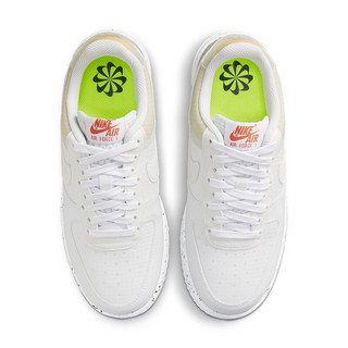 NIKE 耐克 Air Force 1 Crater M2z2 女子休闲运动鞋 DO7692-100 白色/橙色 38