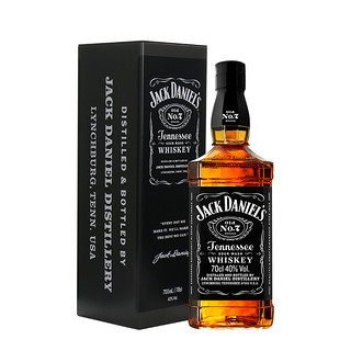 JACK DANIEL‘S 杰克丹尼 黑标 调和 田纳西威士忌 40%vol 700ml 礼盒装