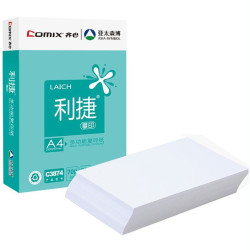 Comix 齐心 利捷 70g A4 复印纸 打印纸 A4纸 500张/包 8包/箱 C3874-8