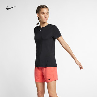 NIKE 耐克 Nike耐克官方PRO MESH女子训练上衣健身服短袖瑜伽 夏季AO9952