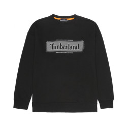 Timberland 添柏岚 时尚印LOGO 男款耐磨舒适内短绒长袖卫衣