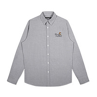 SEVEN 柒牌 X 史努比 男士长袖衬衫 S20A7002005 浅灰 M